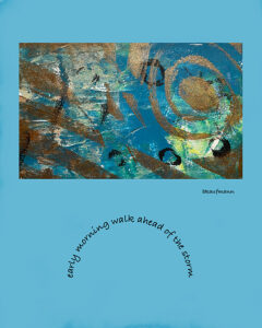 early morning haiga by Barbara Kaufmann