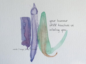 your humour haiga by Jenny Fraser