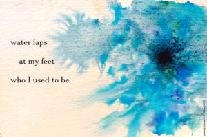 water laps haiga by C.X. Turner