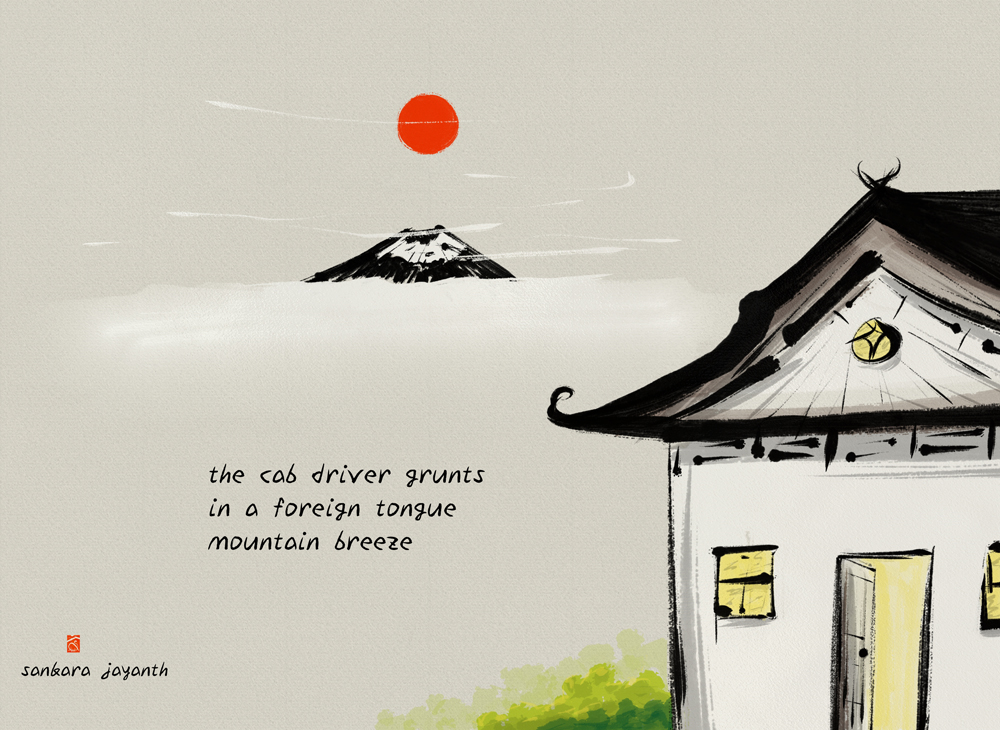 the cab driver's grunt haiga