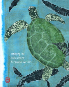scraping ice haiga