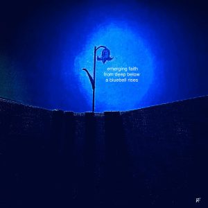 emerging faith haiga by Katja Fox