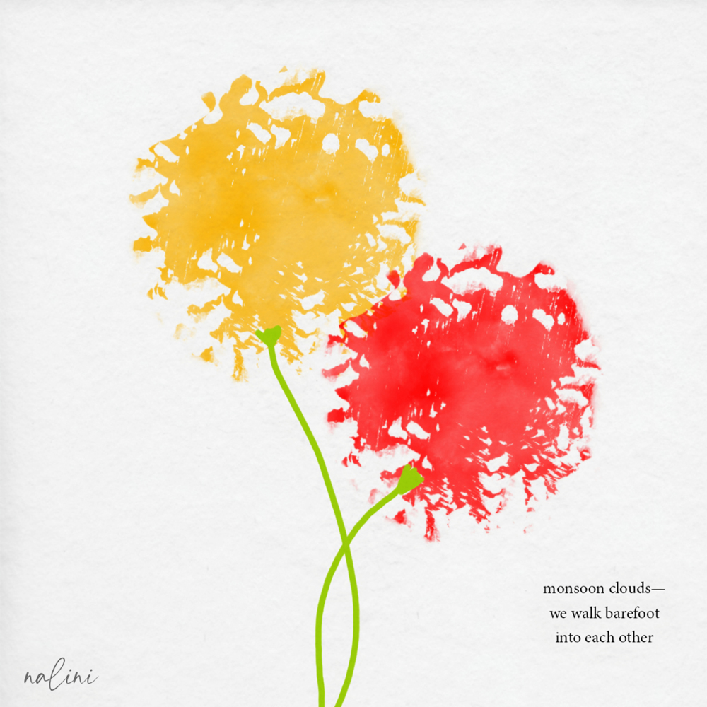 Nalini Shetty haiga - monsoon clouds