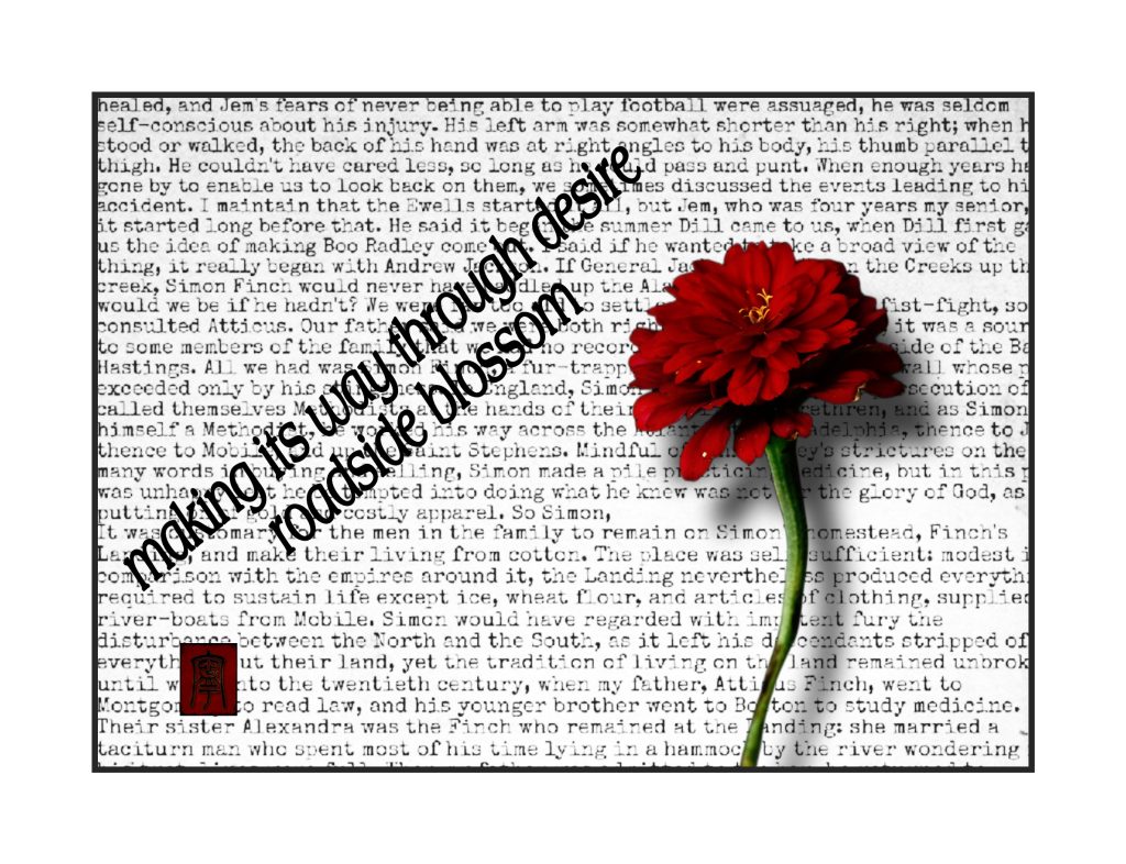 Elisa Theriana making its way haiga