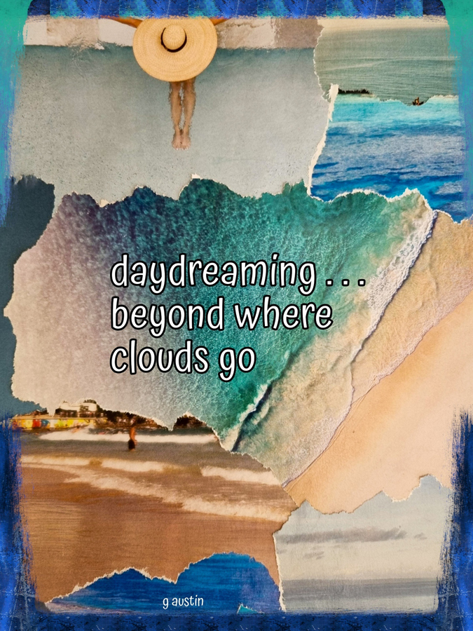 daydreaming haiga by Gavin Austin