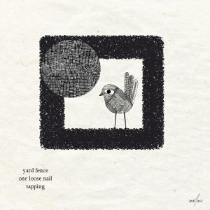 Nalini Shetty haiga of black and white bird